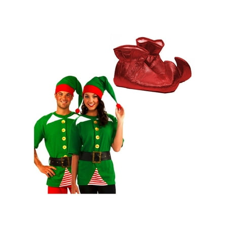 Jolly Christmas Elf Grownup Costume Set