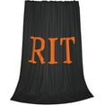 thumbnail image 2 of Rochester Institute of Technology Logo Blanket, Flannel Blankets Light Plush Bed Blanket, Suitable for Bed Sofa & Gift for Family, 2 of 6