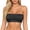 Black, variant on Womens Strapless Bandeau Bra Summer Tube Top Strapless Undershirt Camisole For Students Plus Size,Beige XXL