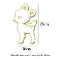 thumbnail image 2 of Children Acrylic Wall Mirror with Rope Hanging Baby Room Decorative A style, 2 of 6
