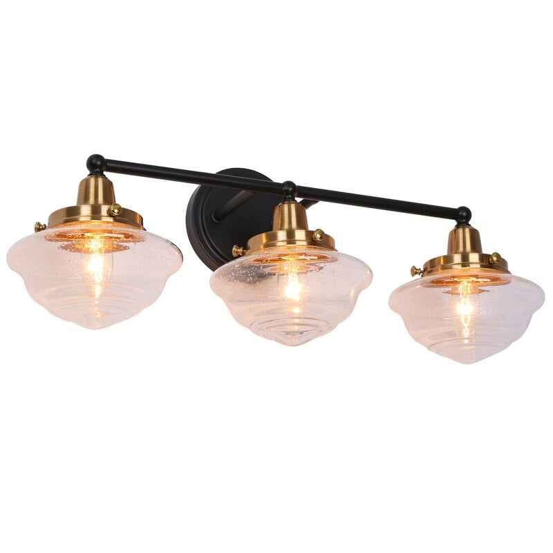 Beyond 1/2/3/4-Light Modern Black Gold Bathroom Vanity Light ...