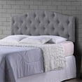 thumbnail image 2 of Pemberly Row Modern Tufted Queen Panel Headboard in Gray Finish, 2 of 3