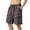 Dark Gray, variant on Men's Wide Drawstring Elastic Waist Leather Patch Multi Flap Pocket Cargo Shorts Soft Loose Fit Casual Short Pants Breathable Outdoor Daily Summer Walking Clothing Army Green L