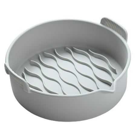 

DISHAN Foldable Non-stick Baking Pan: Round Shape Grill Pizza Oven Roasting Tray Kitchen Gadget