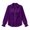 Purple, variant on Tqcoqu Velvet Button Down Shirt for Women, Lapel Collar Long Sleeve Ruffle Cuff Casual Blouse Top
