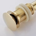 thumbnail image 4 of Modern Pop-Up Sink Drain - Click-Clack Brass Valve - Universal Fit for Basin - Polished Overflow-Free Siphon - Compatible with Most Brands, 4 of 5
