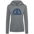 thumbnail image 2 of Women's Levelwear Gray Toronto Maple Leafs Relay Banner Arch Pullover Hoodie, 2 of 3