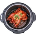 thumbnail image 2 of Stainless Steel Steamer Rack Trivet with Foldable Heat Resistant Silicone Handles, 2 of 7