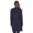 thumbnail image 5 of Moa Collection Women's Classic Open Front Long Sleeve Cardigan with Side Pockets, 5 of 5
