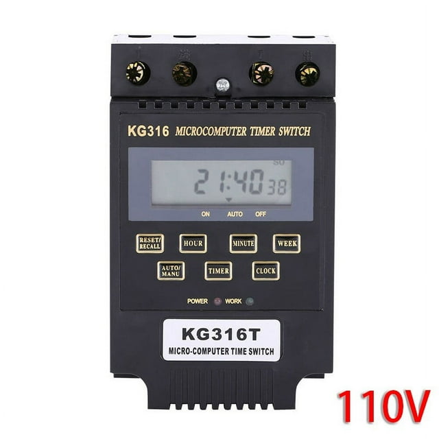 Kg316t Contrôleur de Minuterie Automatique Marche/arrêt pour Réversible