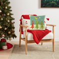 thumbnail image 4 of Christmas Decorations Christmas Throw Pillow Covers 18 x 18 Inches Set of 4 - Xmas Series Cushion Pillow Cover Custom Zippered Square for Farmhouse Home and Sofa Christmas Decorations, 4 of 6