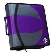 Case-It 1590365 Dual Ring Binder, 1.5 in. - Purple