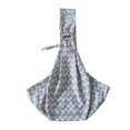 thumbnail image 4 of Bolsa de viaje para mascotas liwang Sling Correa ajustable Manos libres para mujeres niñas Blanco gris, 4 of 5