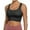 Black, variant on AWZXDE Sports Bras for Women Wireless Push Up Gather Yoga Racerback Vest with Integrated Fixed Pads Fitness Bra B，S