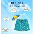 thumbnail image 6 of SURFCUZ Boys' Quick Dry Swim Trunks with Mesh Lining, UPF 50+ Sizes 3T-12, 6 of 6