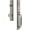 Satin Nickel, variant on Grandeur 842589 Fifth Avenue Solid Brass Rose Keyed Entry Single Cylinder "C" Grip