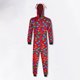 thumbnail image 2 of Cuello Redondo Estampado Manga Larga Top Pantalones Familia Pantalones Largos Traje Ropa De Dormir Traje, 2 of 9