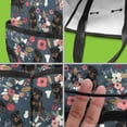 thumbnail image 5 of Garden Tool Bag,Rottweiler Dog and Flower Floral Garden Tool Organizer,Garden Gifts,Waterproof Multi-Pocket Garden Tool Storage 11.8x5.5x11.4 Inch(Tools NOT Included), 5 of 6