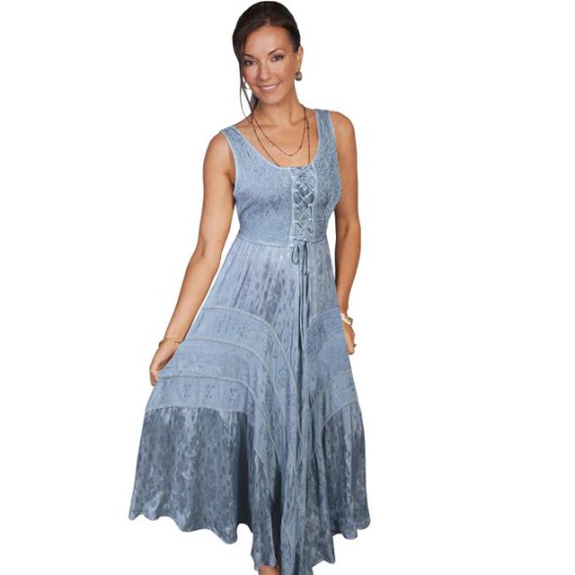 Honey Creek HC118 ASG XS Robe à Lacets , Gris Cendré - Très Petite