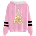 thumbnail image 1 of WILLBEST Sudaderas de Mujer Sudadera con Capucha con Cordón y Estampado Navideño Informal para Mujer 120 Grande, 1 of 3