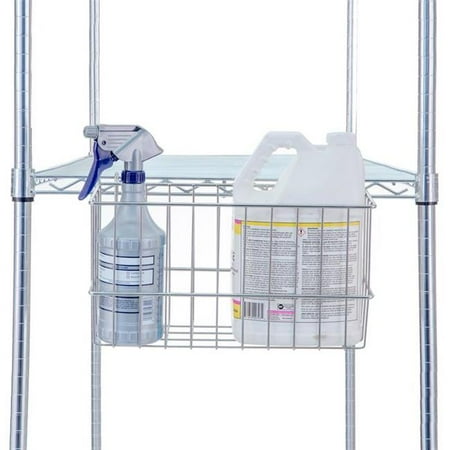 

R&B Wire Products Accessory Basket for Linen Carts & Shelving Units