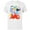 White, variant on Disney PIXAR Finding Dory Nemo, Marlin & Hank - Short Sleeve Cotton T-Shirt for Adults - Customized-White