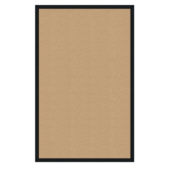 Linon Athena Rug In Sisal And Black 9.10 x 13 - (4 x 6)