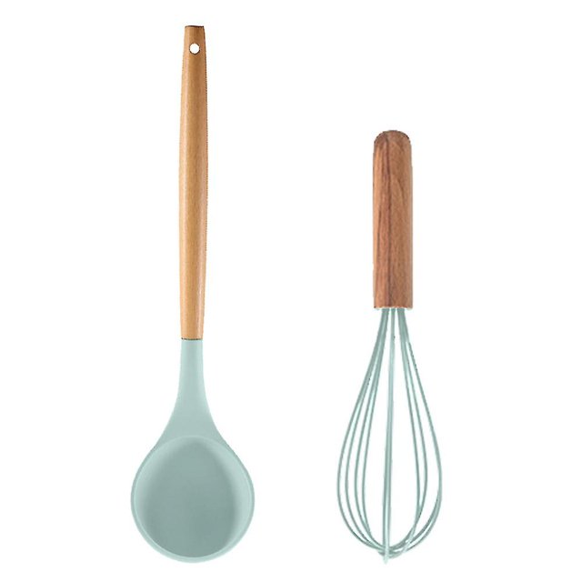 sistema del utensilio de la cocina 2pc, utensilios de cocina de madera fáciles de limpiar, cocinando