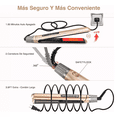 thumbnail image 2 of Plancha Para Cabello Cepillo Plancha Alaciadora De Cabello, Dorado, 2 of 5