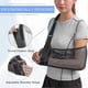 thumbnail image 3 of 1pcs Medical scarf for arm support, shoulder fixation, and shoulder sleeves, with a support strap and lightweight breathable black fabric, 3 of 5