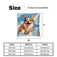 thumbnail image 5 of Corgi Set - Decorative Pillows Covers, Velvet Throw Pillow Cases with Unique Patterns for Home Decor, 16x16, 18x18, 20x20 Inches, 2 Pack - Great for Various Occasions., 5 of 6