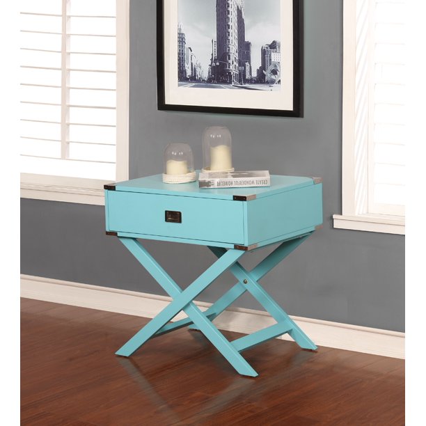 Linon Peggy X Base Accent Table, Multiple Colors