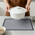 thumbnail image 4 of Farmhouse Placemats Set of 6 Cotton and Linen Placemats for Dining Table Decor Indoor Outdoor WashableTable Mat Gray 17.7x11.8inch, 4 of 6