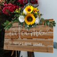 thumbnail image 3 of Artificial Flower Swag  Wedding Arch Flowers Garland  23.6 Inch Hanging Lintel Wreath  for Party Front Door Wall Home Decor, 3 of 6