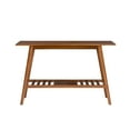 thumbnail image 3 of Linon Ashville Mid-Century Indoor Console Table, Walnut, 3 of 8
