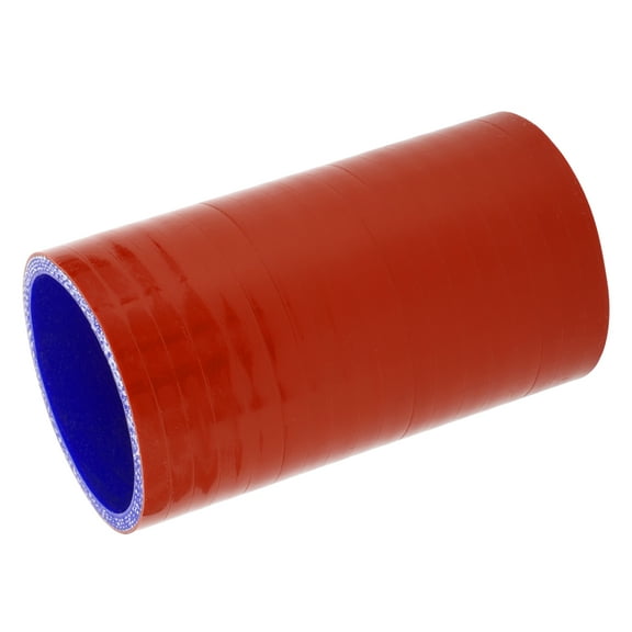 Unique Bargains 1 Pcs 60mm 2.36" ID 127mm 5" Length 0° Red Blue Car Silicone Hose Universal