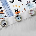 thumbnail image 4 of Feelyou Blue Ghost Skeleton Blackout Curtains Set of 2 (52x84 Each), Cartoon Sugar Halloween Window Curtains, Teen Boy Girl Kid Curtains and Drapes, Curtains and Drapes Room Decor, 4 of 6