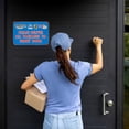 thumbnail image 5 of Delivery Drivers Retro Metal Tin Signs, 12" X 8", Please Deliver All Packages To Front Door Vintage Tin Sign, Funny Wall Art Interior Decoration, Metal Poster For Porch, Gifts For House Owner, 5 of 5