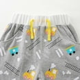 thumbnail image 5 of larppty Toddler Boys Pajamas Monster Truck Pjs Kids Dinosaur Short Sets Summer Sleepwear for Boy Jammies 2-8 Years（Grey， 5-6 Years）, 5 of 9