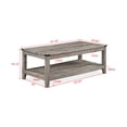 thumbnail image 3 of 3PCS Table Set for Living Room | Modern Design for Home | Gray Brown Wood | Simple Assembly Needed, 3 of 5