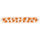 thumbnail image 1 of Camino De Mesa Con Gorro De Graduación Estampado (Naranja) Accesorio Para Fiesta (1 Unidad) (1/Paquete), 1 of 1
