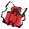 thumbnail image 4 of Asiento de coche portátil para bebé, ancho, grueso, estable, seguro, universal, para niños pequeños, color rojo y negro., 4 of 12