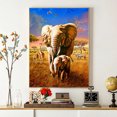 thumbnail image 3 of Pintura de Diamante 5D MACHAO Elefante Africano 30 x 40 cm Decoración de Pared, 3 of 5