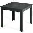 Canddidliike Wooden Square Patio Coffee Bistro Table with Strong Legs
