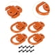 thumbnail image 5 of Anclaje de amarre de carga alta de acero al carbono de 1/2 pulgada con anillo D forjado para camiones Naranja, 5 of 9