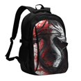 thumbnail image 1 of Bingfone Cool Black And White Dragon for USB Backpack, Multi-compartment Multi-pocket Computer Backpack, Suitable for Travel, Business, Leisure, Unisex, 1 of 7