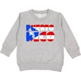 thumbnail image 2 of Inktastic Puerto Rico Flag in Text Toddler Sweatshirt, 2 of 4