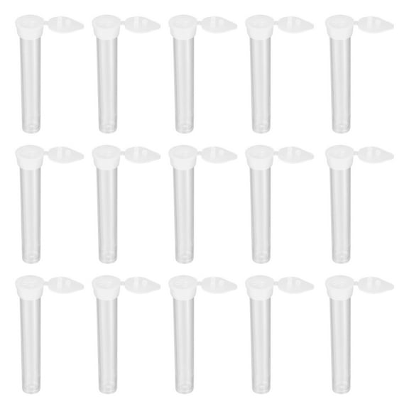 Myenne 100pcs 3g Three Holes Lid Cylindrical Tubes Test Tube Bottles Plastic Tubes