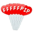 thumbnail image 1 of Pip Heart Love Cupcake Picks Toppers - Set of 6, 1 of 1