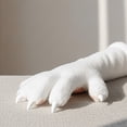 thumbnail image 6 of Byfri White Plush Cat Claw Gloves, Cartoon Kitten Paw Full Finger Mittens for Themed Events, White One Size 40x15cm, 6 of 7
